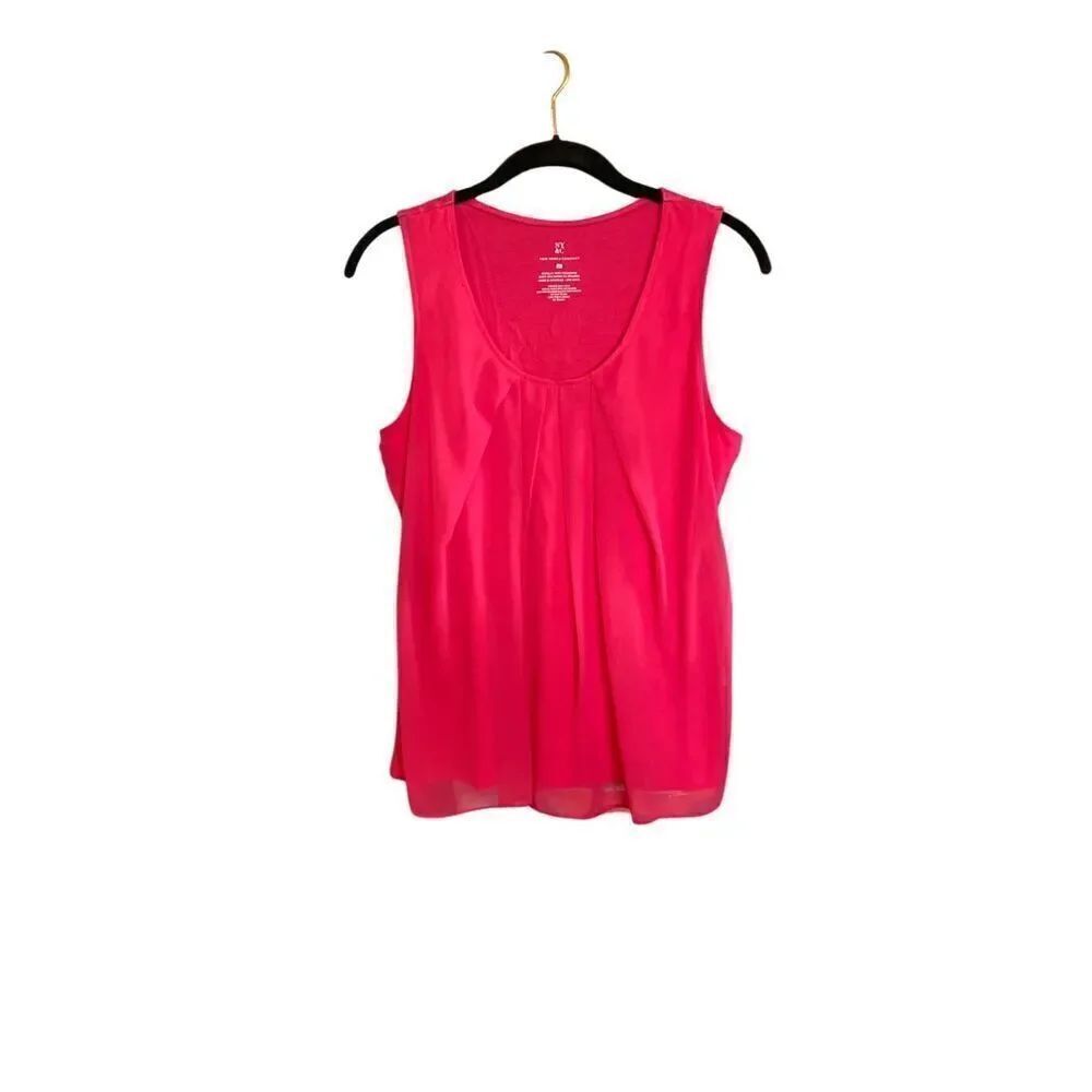 New York & Company women’s pink Sleeveless Flowy tank top S/M